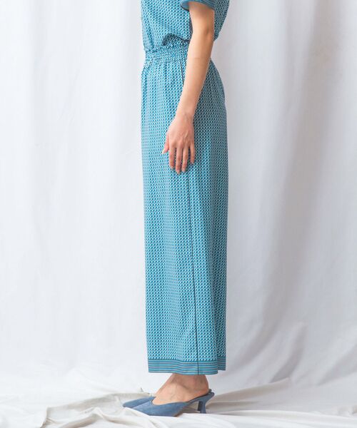 NARACAMICIE / ナラカミーチェ その他パンツ | 【NARACAMICIE】【セットアップ対応】幾何プリントフレアパンツ | 詳細11