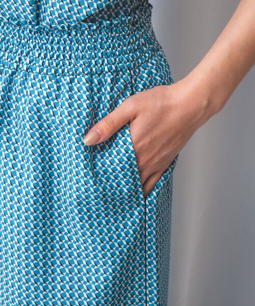 NARACAMICIE / ナラカミーチェ その他パンツ | 【NARACAMICIE】【セットアップ対応】幾何プリントフレアパンツ | 詳細14