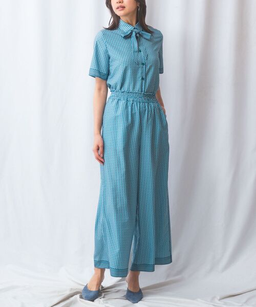 NARACAMICIE / ナラカミーチェ その他パンツ | 【NARACAMICIE】【セットアップ対応】幾何プリントフレアパンツ | 詳細16