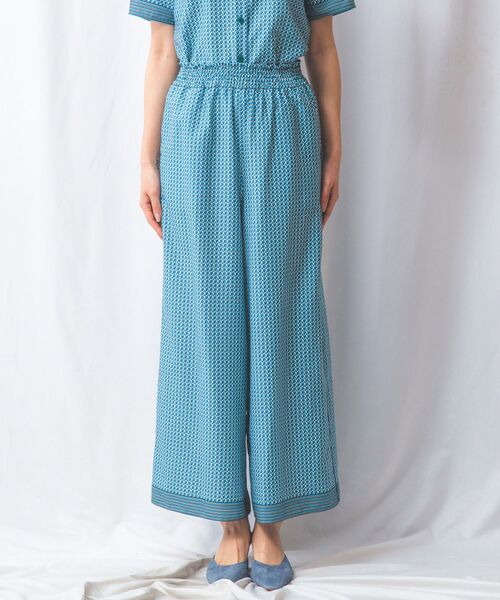 NARACAMICIE / ナラカミーチェ その他パンツ | 【NARACAMICIE】【セットアップ対応】幾何プリントフレアパンツ | 詳細10