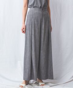 NARACAMICIE / ナラカミーチェ その他パンツ | 【NARACAMICIE】【セットアップ対応】シャンブレーワイドパンツ