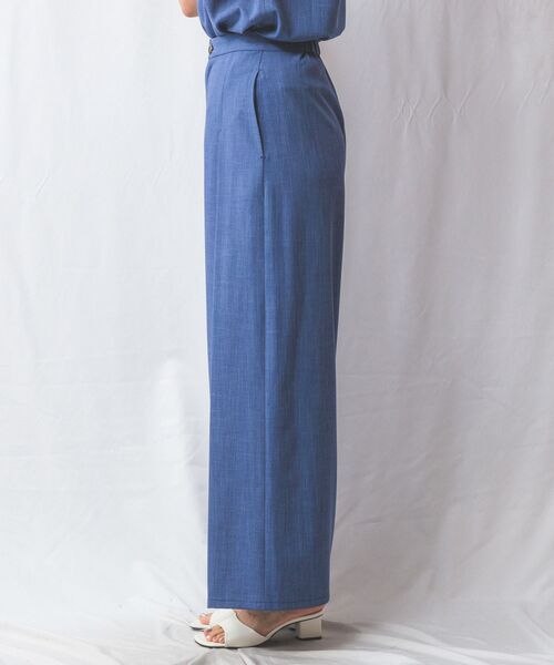 NARACAMICIE / ナラカミーチェ その他パンツ | 【NARACAMICIE】【セットアップ対応】シャンブレーワイドパンツ | 詳細12