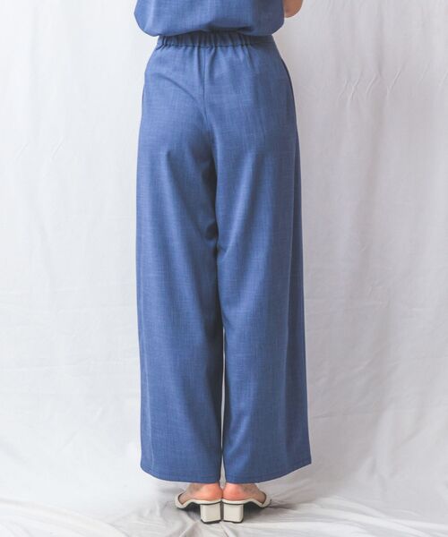 NARACAMICIE / ナラカミーチェ その他パンツ | 【NARACAMICIE】【セットアップ対応】シャンブレーワイドパンツ | 詳細13