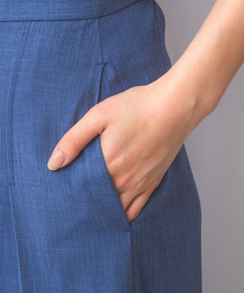 NARACAMICIE / ナラカミーチェ その他パンツ | 【NARACAMICIE】【セットアップ対応】シャンブレーワイドパンツ | 詳細18