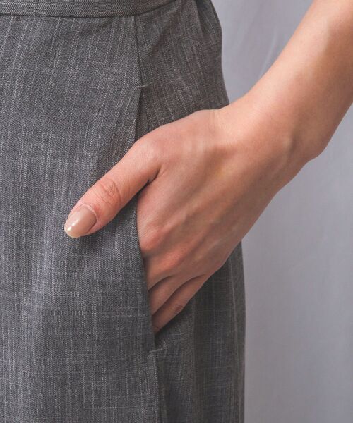 NARACAMICIE / ナラカミーチェ その他パンツ | 【NARACAMICIE】【セットアップ対応】シャンブレーワイドパンツ | 詳細8