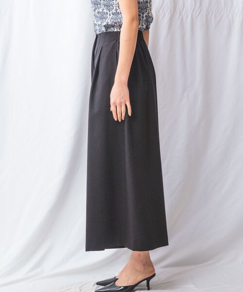 NARACAMICIE / ナラカミーチェ その他パンツ | 【NARACAMICIE】【セットアップ対応】麻調合繊ワイドパンツ | 詳細2