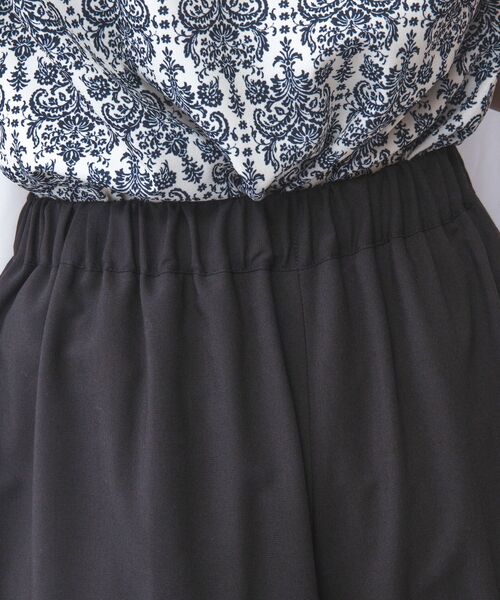 NARACAMICIE / ナラカミーチェ その他パンツ | 【NARACAMICIE】【セットアップ対応】麻調合繊ワイドパンツ | 詳細5