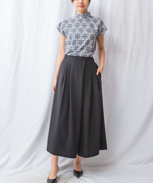 NARACAMICIE / ナラカミーチェ その他パンツ | 【NARACAMICIE】【セットアップ対応】麻調合繊ワイドパンツ | 詳細7