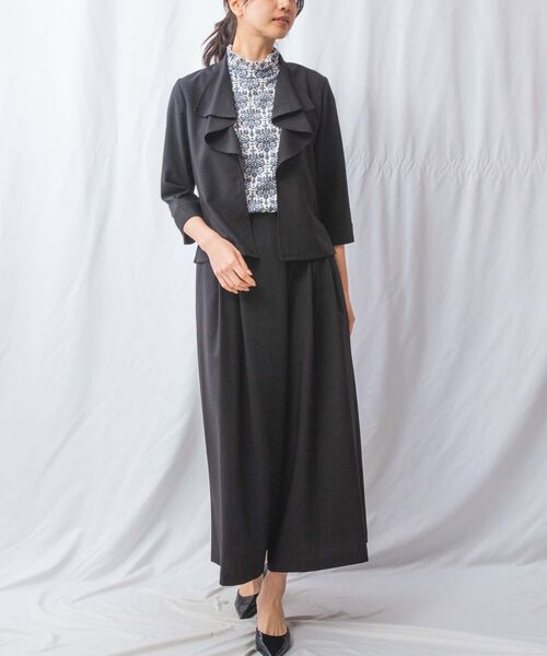 NARACAMICIE / ナラカミーチェ その他パンツ | 【NARACAMICIE】【セットアップ対応】麻調合繊ワイドパンツ | 詳細8