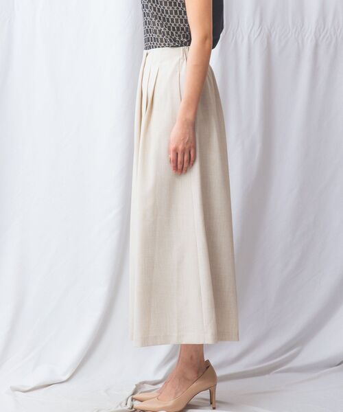 NARACAMICIE / ナラカミーチェ その他パンツ | 【NARACAMICIE】【セットアップ対応】麻調合繊ワイドパンツ | 詳細10