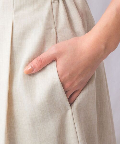 NARACAMICIE / ナラカミーチェ その他パンツ | 【NARACAMICIE】【セットアップ対応】麻調合繊ワイドパンツ | 詳細15