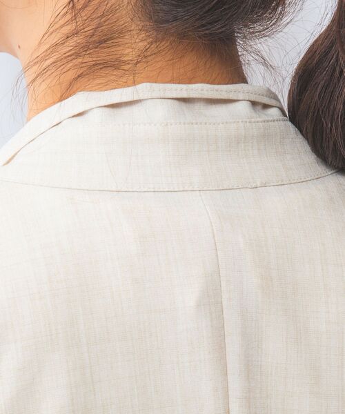 NARACAMICIE / ナラカミーチェ テーラードジャケット | 【NARACAMICIE】【セットアップ対応】麻調合繊フリルジャケット | 詳細17