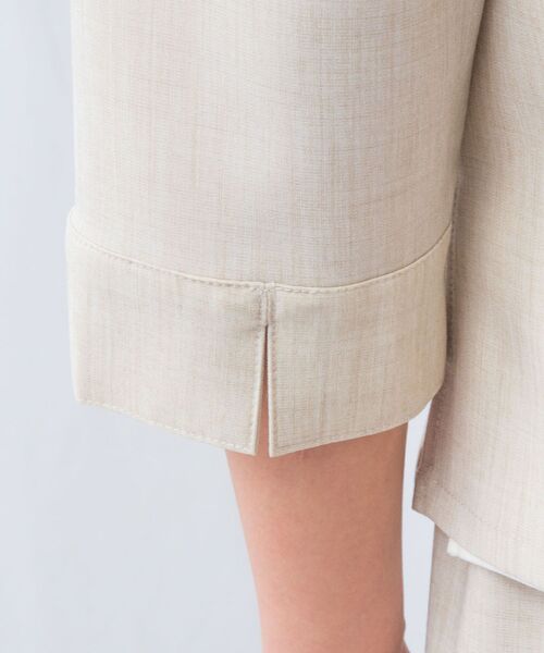 NARACAMICIE / ナラカミーチェ テーラードジャケット | 【NARACAMICIE】【セットアップ対応】麻調合繊フリルジャケット | 詳細20