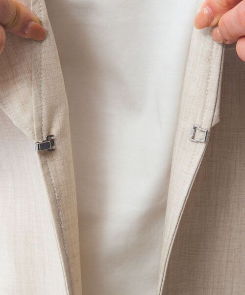 NARACAMICIE / ナラカミーチェ テーラードジャケット | 【NARACAMICIE】【セットアップ対応】麻調合繊フリルジャケット | 詳細21
