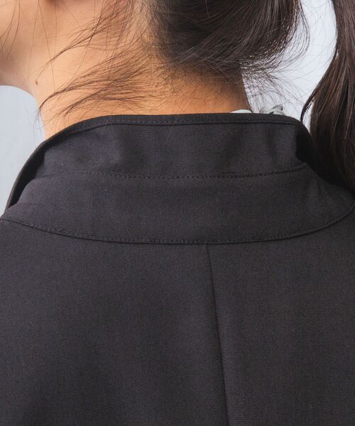 NARACAMICIE / ナラカミーチェ テーラードジャケット | 【NARACAMICIE】【セットアップ対応】麻調合繊フリルジャケット | 詳細6
