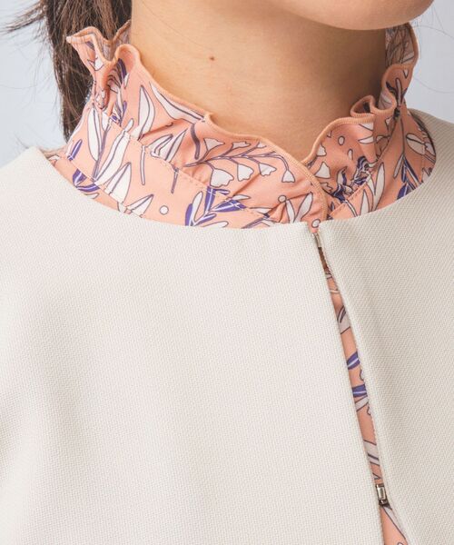 NARACAMICIE / ナラカミーチェ テーラードジャケット | 【NARACAMICIE】麻調ノーカラージャケット | 詳細4