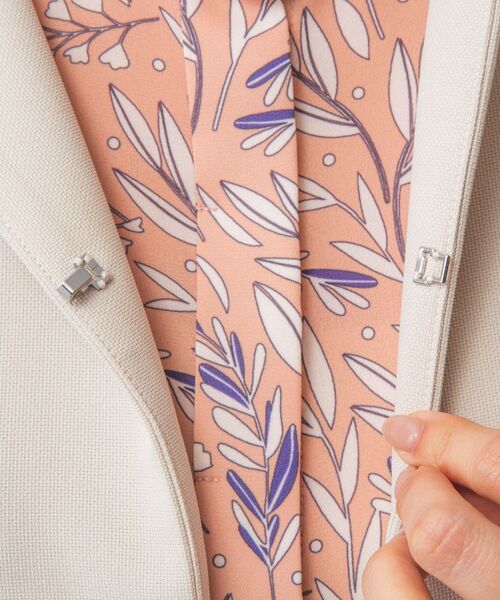 NARACAMICIE / ナラカミーチェ テーラードジャケット | 【NARACAMICIE】麻調ノーカラージャケット | 詳細8