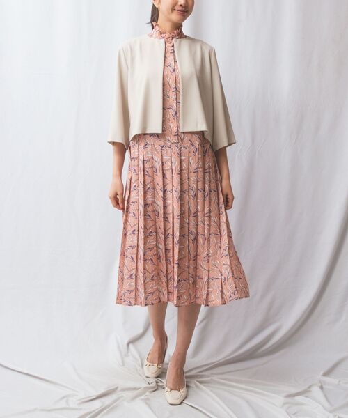 NARACAMICIE / ナラカミーチェ テーラードジャケット | 【NARACAMICIE】麻調ノーカラージャケット | 詳細9