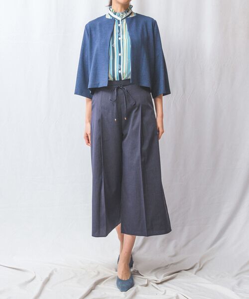 NARACAMICIE / ナラカミーチェ テーラードジャケット | 【NARACAMICIE】麻調ノーカラージャケット | 詳細20