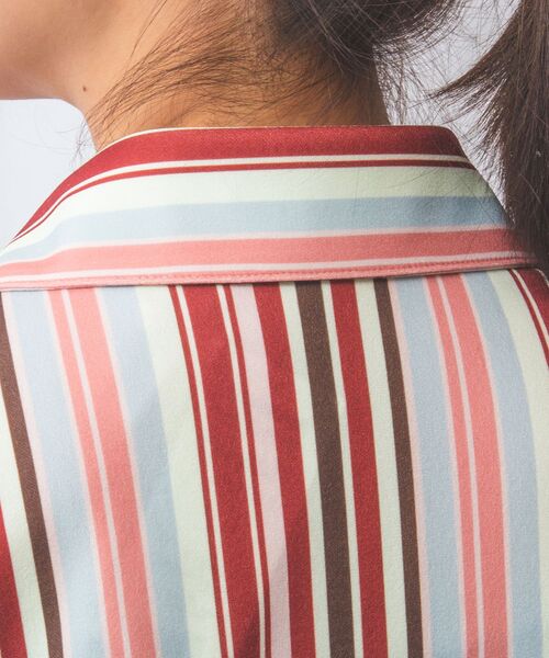 NARACAMICIE / ナラカミーチェ カットソー | 【NARACAMICIE】マルチストライプフリルカットソー | 詳細8