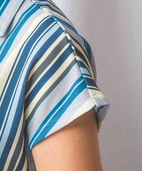 NARACAMICIE / ナラカミーチェ カットソー | 【NARACAMICIE】マルチストライプフリルカットソー | 詳細20