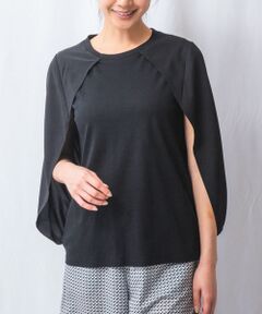 NARACAMICIE / ナラカミーチェ カットソー | 【NARACAMICIE】マントデザインカットソー