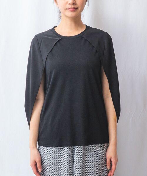 NARACAMICIE / ナラカミーチェ カットソー | 【NARACAMICIE】マントデザインカットソー | 詳細10