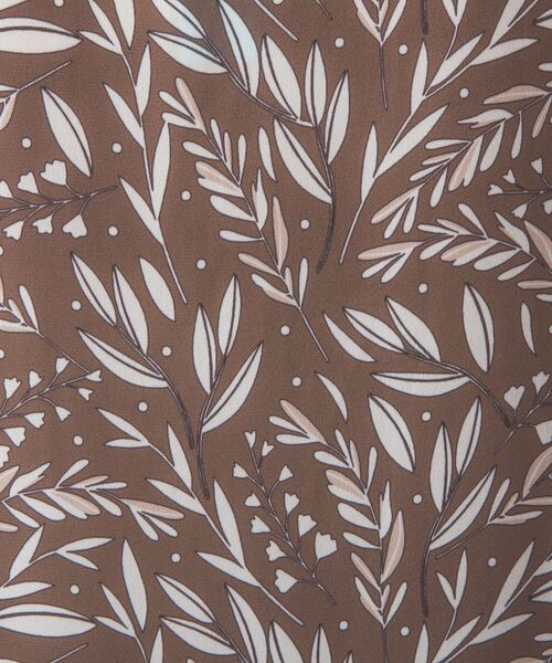 NARACAMICIE / ナラカミーチェ ロング・マキシ丈ワンピース | 【NARACAMICIE】リーフプリントプリーツワンピース | 詳細10