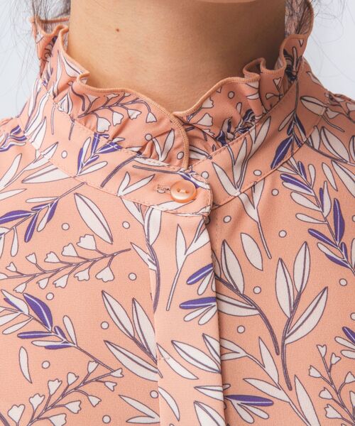 NARACAMICIE / ナラカミーチェ ロング・マキシ丈ワンピース | 【NARACAMICIE】リーフプリントプリーツワンピース | 詳細16