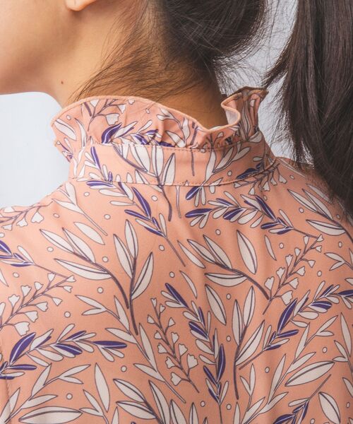 NARACAMICIE / ナラカミーチェ ロング・マキシ丈ワンピース | 【NARACAMICIE】リーフプリントプリーツワンピース | 詳細17