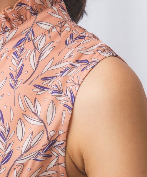 NARACAMICIE / ナラカミーチェ ロング・マキシ丈ワンピース | 【NARACAMICIE】リーフプリントプリーツワンピース | 詳細18