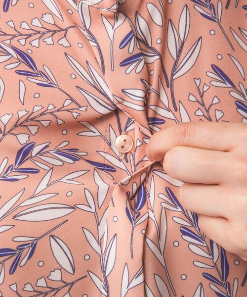 NARACAMICIE / ナラカミーチェ ロング・マキシ丈ワンピース | 【NARACAMICIE】リーフプリントプリーツワンピース | 詳細19