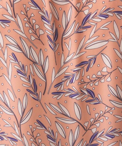 NARACAMICIE / ナラカミーチェ ロング・マキシ丈ワンピース | 【NARACAMICIE】リーフプリントプリーツワンピース | 詳細20