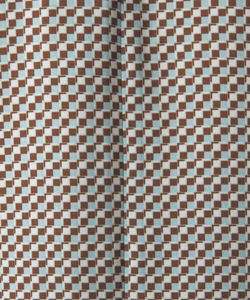 NARACAMICIE / ナラカミーチェ ロング・マキシ丈ワンピース | 【NARACAMICIE】幾何プリントフリルワンピース | 詳細12