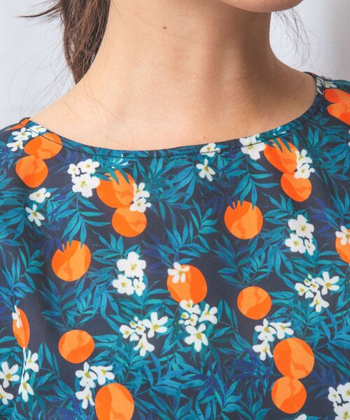 NARACAMICIE / ナラカミーチェ ロング・マキシ丈ワンピース | 【NARACAMICIE】フルーツプリントリボンワンピース | 詳細5