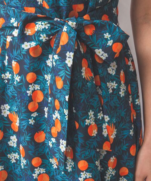NARACAMICIE / ナラカミーチェ ロング・マキシ丈ワンピース | 【NARACAMICIE】フルーツプリントリボンワンピース | 詳細9