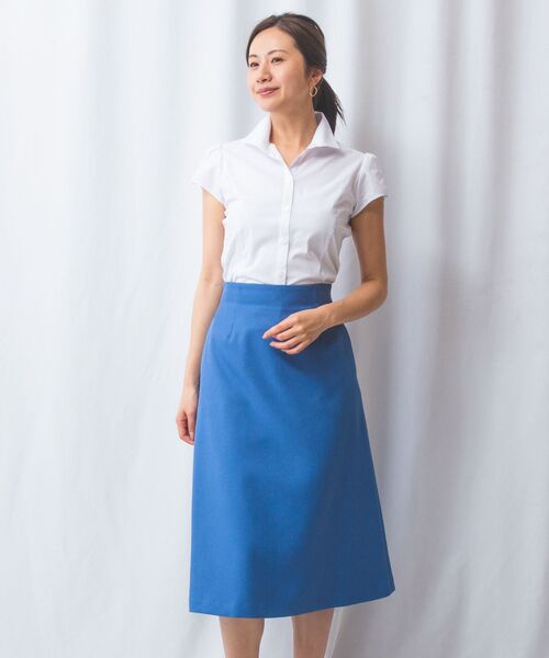 NARACAMICIE / ナラカミーチェ シャツ・ブラウス | 【NARACAMICIE】無地チューリップ袖半袖シャツ | 詳細11