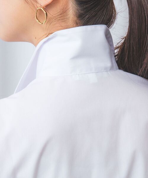 NARACAMICIE / ナラカミーチェ シャツ・ブラウス | 【NARACAMICIE】無地チューリップ袖半袖シャツ | 詳細5