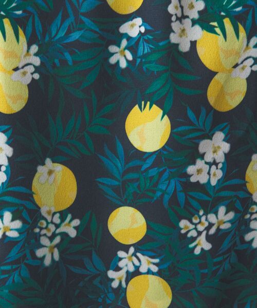 NARACAMICIE / ナラカミーチェ シャツ・ブラウス | 【NARACAMICIE】フルーツ柄シフォン半袖プルオーバー | 詳細21