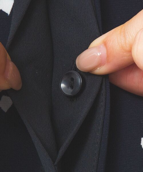 NARACAMICIE / ナラカミーチェ シャツ・ブラウス | 【NARACAMICIE】プリントブロード配色半袖ブラウス | 詳細20