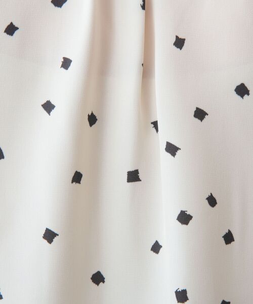 NARACAMICIE / ナラカミーチェ シャツ・ブラウス | 【NARACAMICIE】プリントブロード配色半袖ブラウス | 詳細8