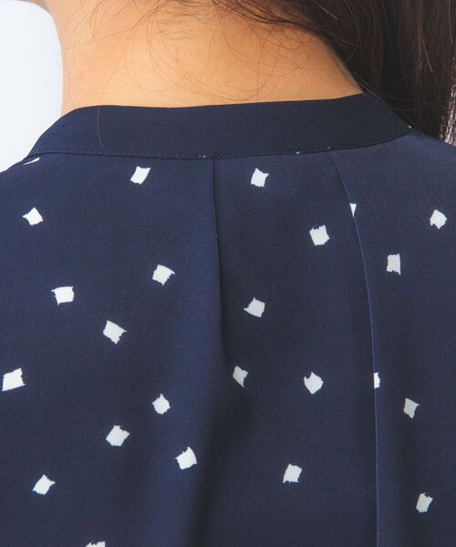 NARACAMICIE / ナラカミーチェ シャツ・ブラウス | 【NARACAMICIE】プリントブロードラッフル半袖ブラウス | 詳細16