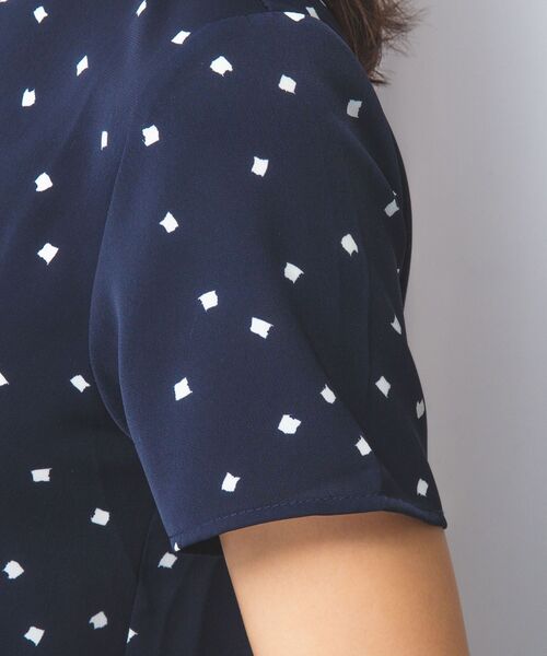 NARACAMICIE / ナラカミーチェ シャツ・ブラウス | 【NARACAMICIE】プリントブロードラッフル半袖ブラウス | 詳細17