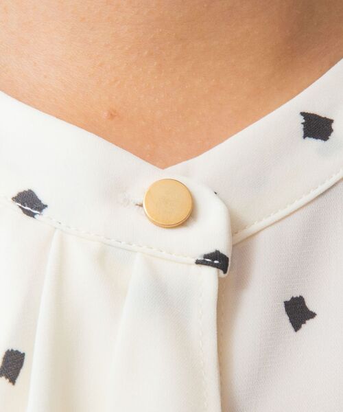 NARACAMICIE / ナラカミーチェ シャツ・ブラウス | 【NARACAMICIE】プリントブロードラッフル半袖ブラウス | 詳細9