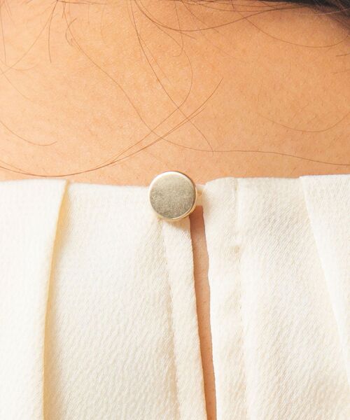 NARACAMICIE / ナラカミーチェ シャツ・ブラウス | 【NARACAMICIE】シボサテンタック半袖ブラウス | 詳細10