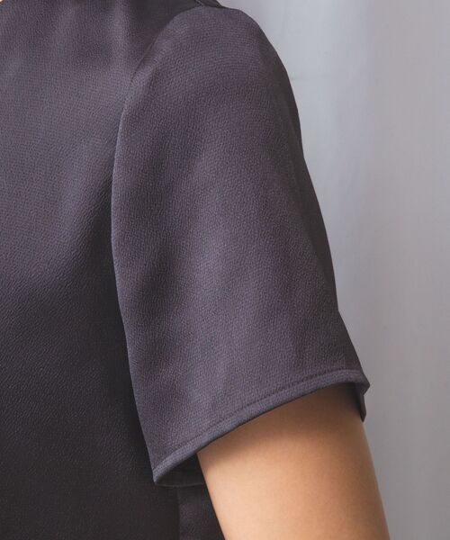 NARACAMICIE / ナラカミーチェ シャツ・ブラウス | 【NARACAMICIE】シボサテンタック半袖ブラウス | 詳細17