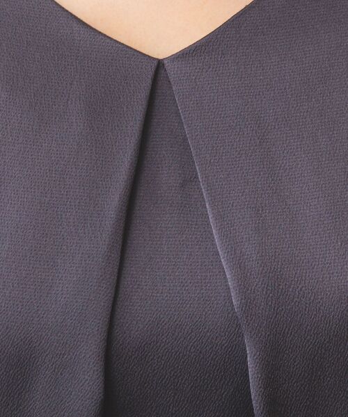 NARACAMICIE / ナラカミーチェ シャツ・ブラウス | 【NARACAMICIE】シボサテンタック半袖ブラウス | 詳細20