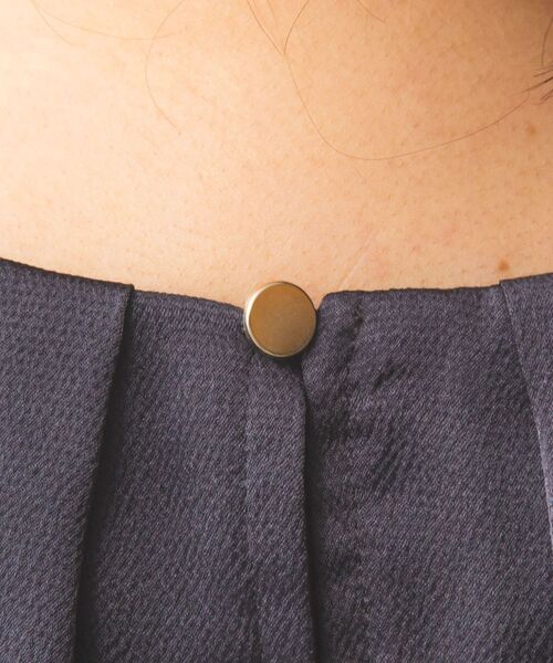 NARACAMICIE / ナラカミーチェ シャツ・ブラウス | 【NARACAMICIE】シボサテンタック半袖ブラウス | 詳細21