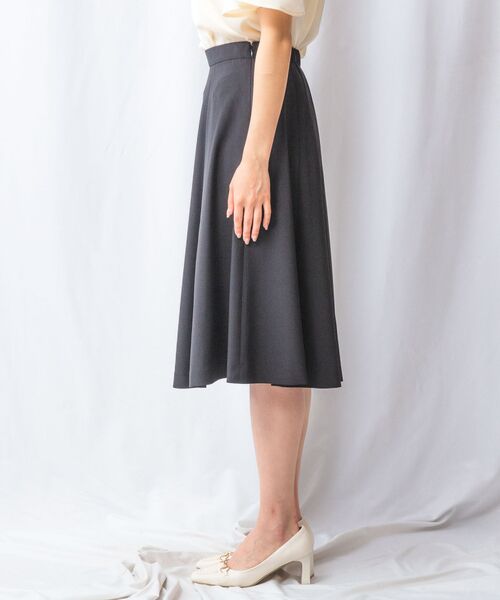 NARACAMICIE / ナラカミーチェ ミニ・ひざ丈スカート | 【NARACAMICIE】【セットアップ対応】NEROフレアスカート | 詳細2