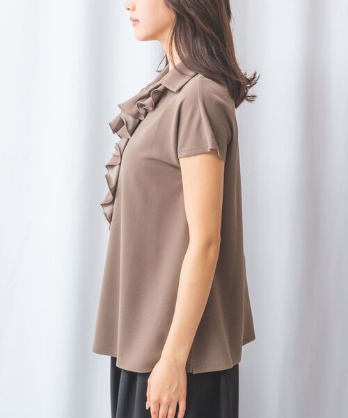 NARACAMICIE / ナラカミーチェ カットソー | 【NARACAMICIE】NEROフリルチュニックカットソー | 詳細11